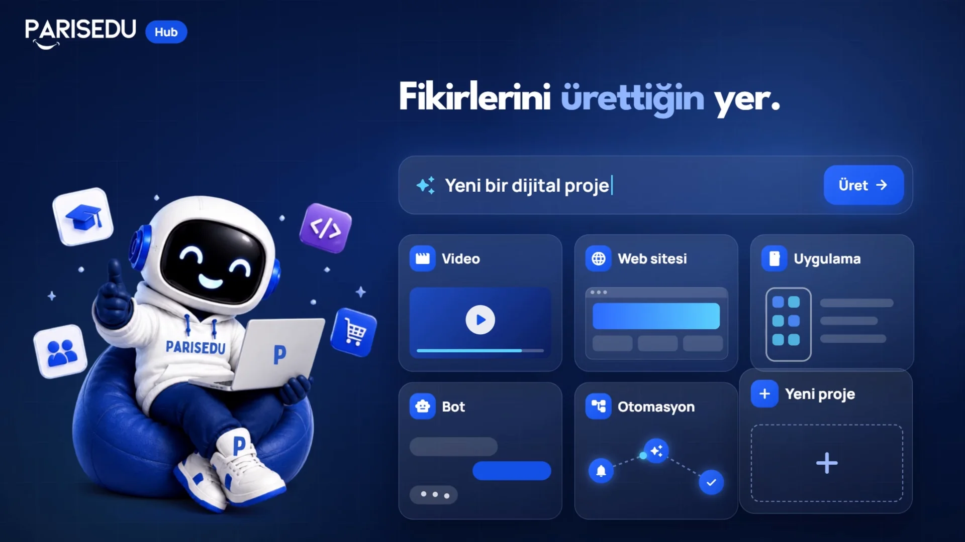 Parisedu Hub interface